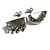 Orecchini Louis Vuitton Bionic Argento Metallico