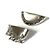Orecchini Louis Vuitton Bionic Argento Metallico - vista 2