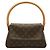 Bolsa de Ombro Louis Vuitton Mini Looping Marrom