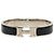 Hermès Bracelete Hermes Click H Prata Metálico