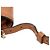 Borsa a tracolla in pelle Rockstud Valentino Garavani Marrone Beige - vista 8