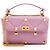 Valentino Garavani Borsa a tracolla media Roman Stud in vitello Valentino Porpora