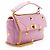 Valentino Garavani Borsa a tracolla media Roman Stud in vitello Valentino Porpora - vista 2