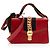 Gucci Leather Sylvie kleine Schultertasche Rot
