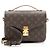 Bolsa de Ombro Louis Vuitton Monogram Canvas Pochette Metis Marrom