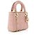 Lady Dior Mini Tote aus Cannage Lammleder Pink - Ansicht 2