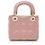 Lady Dior Mini Tote aus Cannage Lammleder Pink - Ansicht 3