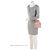 Lady Dior Mini Tote aus Cannage Lammleder Pink - Ansicht 5