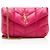 Autre Marque Borsa a tracolla LouLou Toy Puffer in pelle d'agnello monogrammata Saint Laurent Rosa