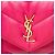 Autre Marque Borsa a tracolla LouLou Toy Puffer in pelle d'agnello monogrammata Saint Laurent Rosa - vista 10