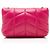 Autre Marque Borsa a tracolla LouLou Toy Puffer in pelle d'agnello monogrammata Saint Laurent Rosa - vista 3