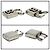 Boucles d'oreilles Lock Metal Balenciaga Limited Doré Métallisé - vue 5