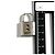 Boucles d'oreilles Lock Metal Balenciaga Limited Doré Métallisé - vue 7