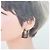 Boucles d'oreilles Lock Metal Balenciaga Limited Doré Métallisé - vue 9