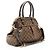 Borsa Louis Vuitton Damier Ebene Trevi PM Satchel Marrone - vista 2