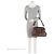 Borsa Louis Vuitton Damier Ebene Trevi PM Satchel Marrone - vista 5