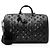 Bolso Duffle Medium de piel grabada GG perforada Gucci Negro
