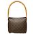 Louis Vuitton Looping MM Monogram Shoulder Bag Brown