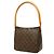 Louis Vuitton Looping MM Monogram Shoulder Bag Brown - view 2