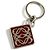 Loewe Key Holder Red Metal