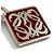 Loewe Key Holder Red Metal - view 7
