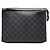 Louis Vuitton Pochette Voyage MM Damier Graphite Clutch Schwarz