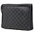 Louis Vuitton Pochette Voyage MM Damier Graphite Clutch Schwarz - Ansicht 2