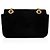 Gucci GG Marmont Small Flap Bag aus gestepptem Samt Schwarz - Ansicht 3