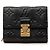 Louis Vuitton Monogram Empreinte Leather Portefeuille Metis Compact Wallet Negro