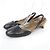Sandali Gucci in pelle nera Nero - vista 3