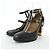 Décolleté Fendi in pelle nera Nero - vista 3