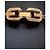 Collana a Catena Gourmette Placcata Oro Givenchy D'oro - vista 4