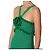 Vestido midi de punto Carolina Herrera verde con roseta Azul claro - vista 5