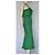 Vestido midi de punto Carolina Herrera verde con roseta Azul claro - vista 7
