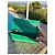 Portefeuille Jimmy Choo en cuir de python vert - vue 4
