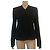 Valentino Chaqueta Corta Negra con Cremallera Negro