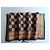 Pañuelo de seda Fendi estampado leopardo y ajedrez Castaño Negro Estampado de leopardo - vista 8
