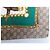 Gucci Lenço de seda Flora Horsebit Marrom Branco Azul Bege Dourado Verde Amarelo - vista 2