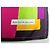 Foulard in seta Yves Saint Laurent Geometrico Nero Rosa Blu Verde Porpora Giallo - vista 5