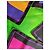 Foulard in seta Yves Saint Laurent Geometrico Nero Rosa Blu Verde Porpora Giallo - vista 7