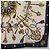 Hermès HERMES Carre 90 Scarf Silk Blue White Auth ki6874M Weiß Blau - Ansicht 10