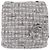 Bolsa de Ombro CHANEL Camellia Chain em Tweed Cinza com CC Prateado Auth ki6898M Marrom Prata - vista 13
