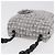 Bolsa de Ombro CHANEL Camellia Chain em Tweed Cinza com CC Prateado Auth ki6898M Marrom Prata - vista 6