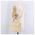 Valentino Schultertasche Leder 2way Ivory Gold Tone Auth 207681A Roh - Ansicht 28