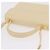 Valentino Schultertasche Leder 2way Ivory Gold Tone Auth 207681A Roh - Ansicht 6