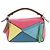 Bolsa de mão LOEWE Puzzle Bag Small em couro 2 vias multicolorida prata autêntica 206398SAM Multicor - vista 2