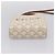 Céline CELINE Triomphe Mini Vertical Cabas Hand Bag PVC 2way White Gold Auth 207623V Weiß Golden - Ansicht 5
