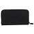 Portafoglio lungo PRADA in pelle Saffiano Nero Argento Auth 205215V - vista 2