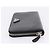 Portafoglio lungo PRADA in pelle Saffiano Nero Argento Auth 205215V - vista 3