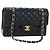 Borsa a tracolla CHANEL Chain Matelasse 23 Pelle Caviar Nero Oro CC Auth BA16030SV D'oro